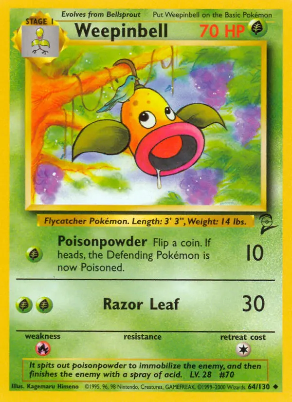 Image of the card Weepinbell
