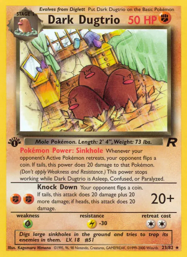 Image of the card Dark Dugtrio