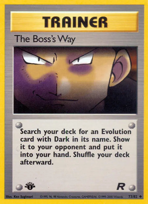 Image of the card The Boss's Way
