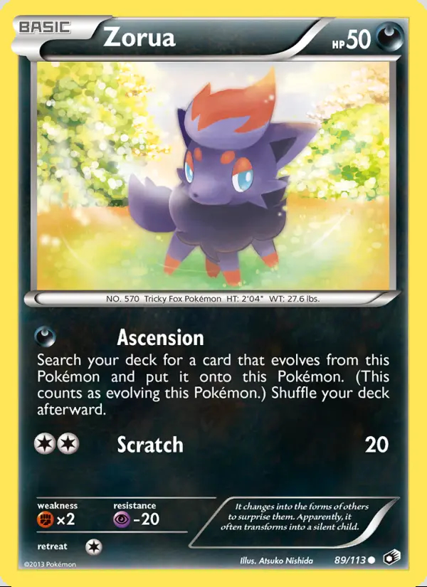 Image of the card Zorua