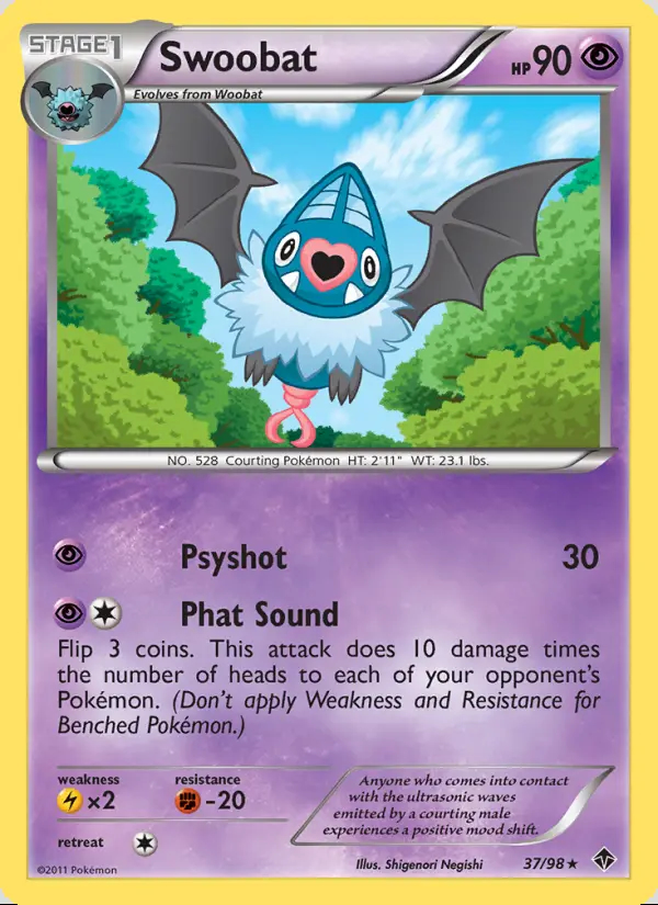 Image of the card Swoobat