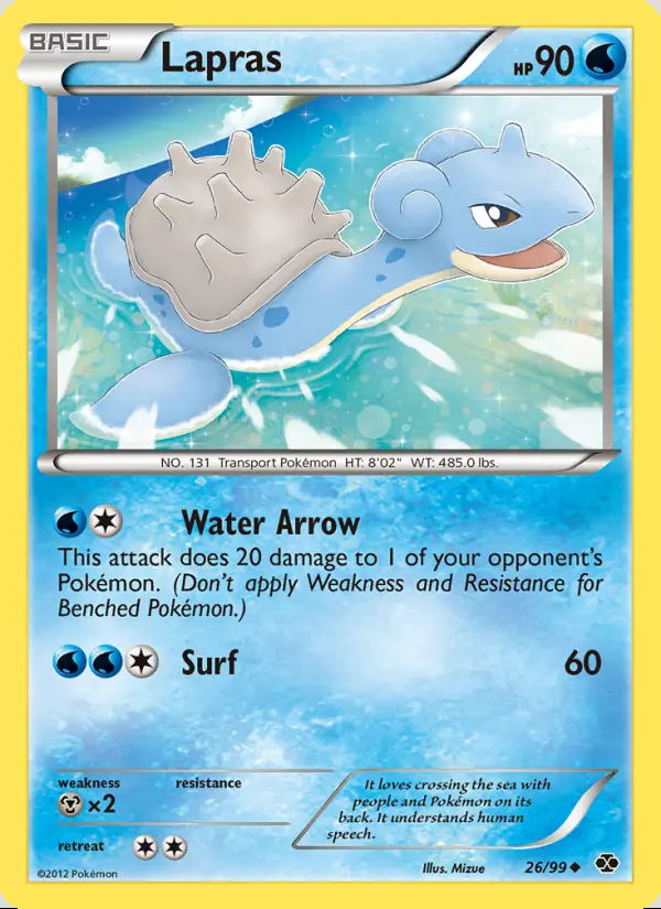 Image of the card Lapras