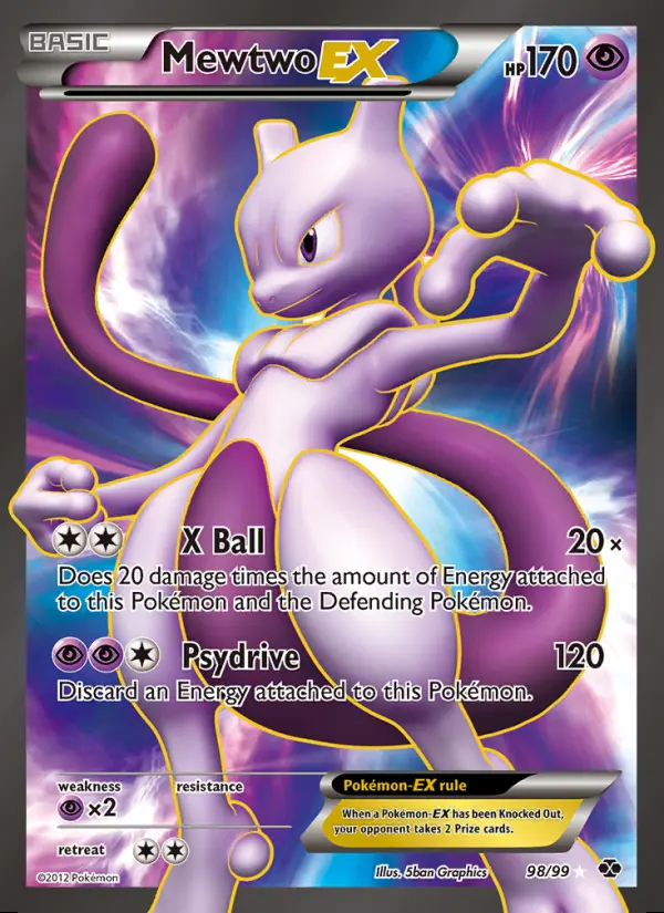 Image of the card Mewtwo-EX