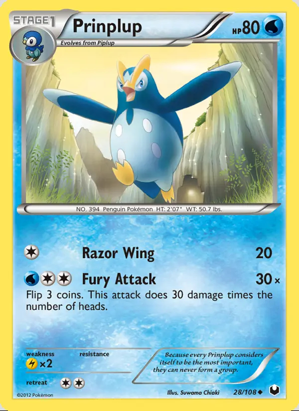 Image of the card Prinplup