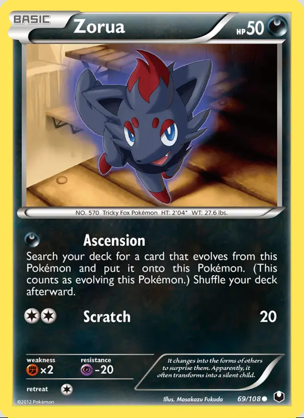 Image of the card Zorua
