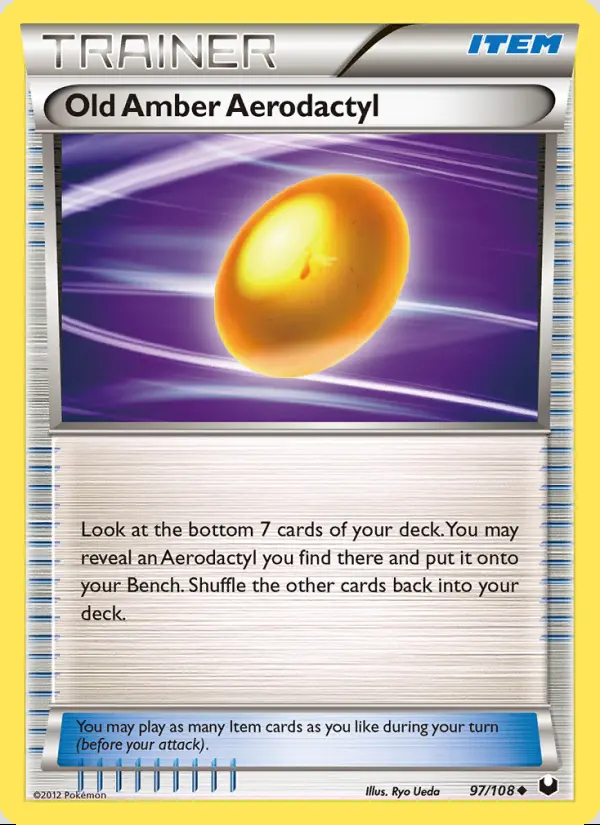 Image of the card Old Amber Aerodactyl