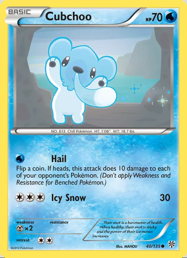 Image of the card Cubchoo