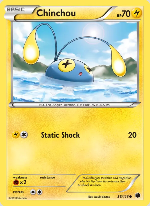 Image of the card Chinchou