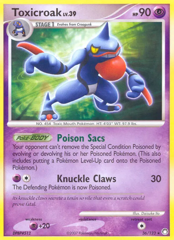 Image of the card Toxicroak