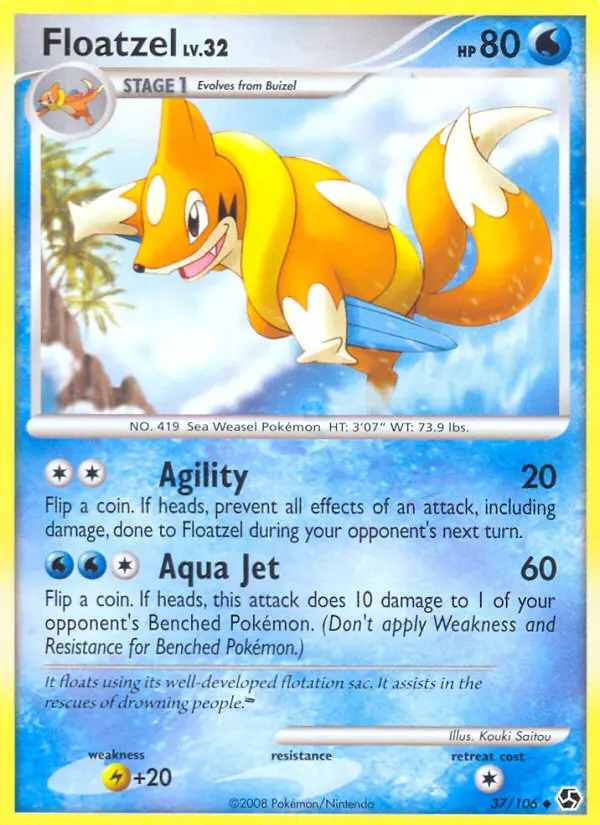 Image of the card Floatzel