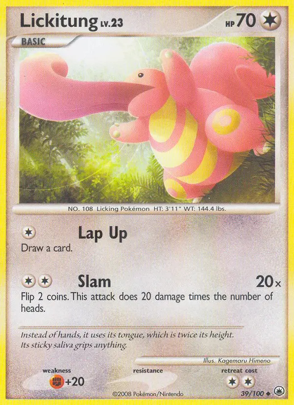 Image of the card Lickitung