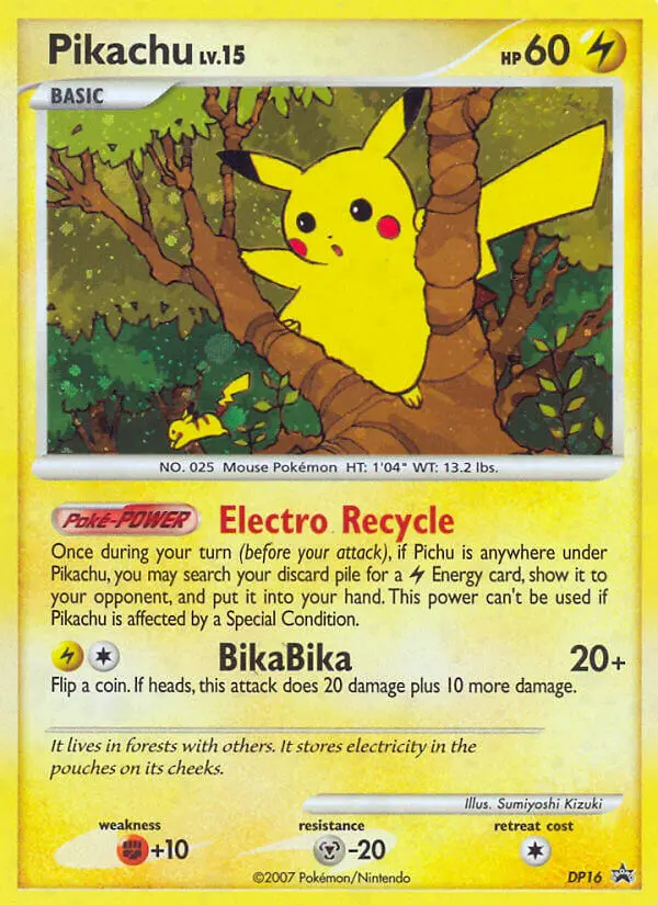 Image of the card Pikachu