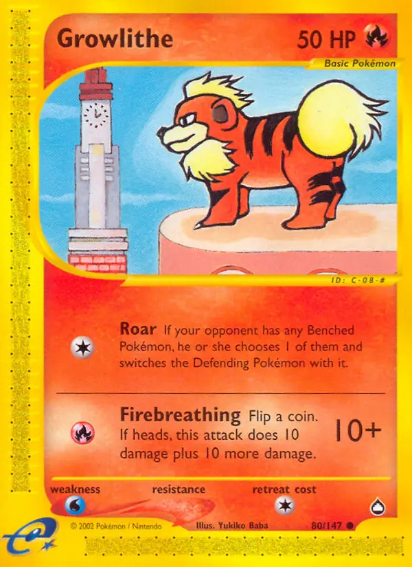 Image of the card Growlithe