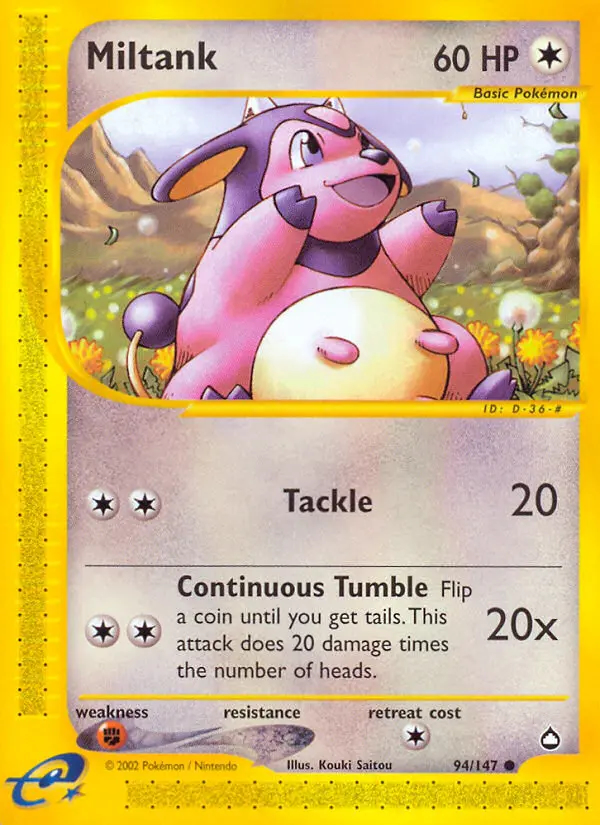Image of the card Miltank