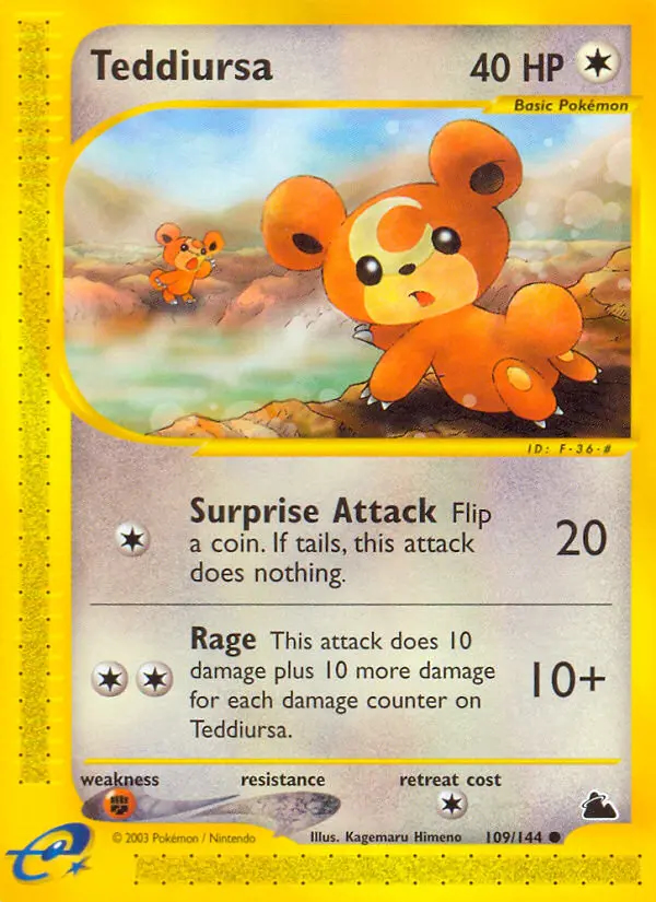 Image of the card Teddiursa