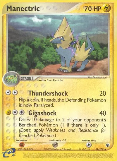 Image of the card Manectric