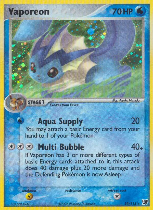Image of the card Vaporeon
