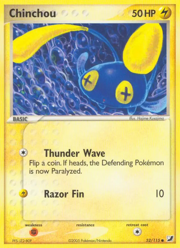 Image of the card Chinchou
