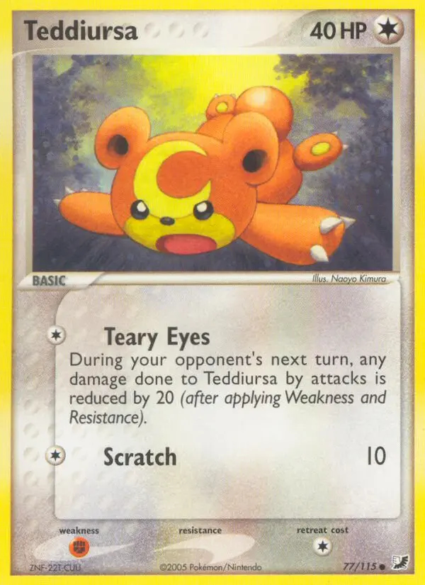 Image of the card Teddiursa