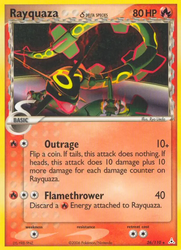 Image of the card Rayquaza δ