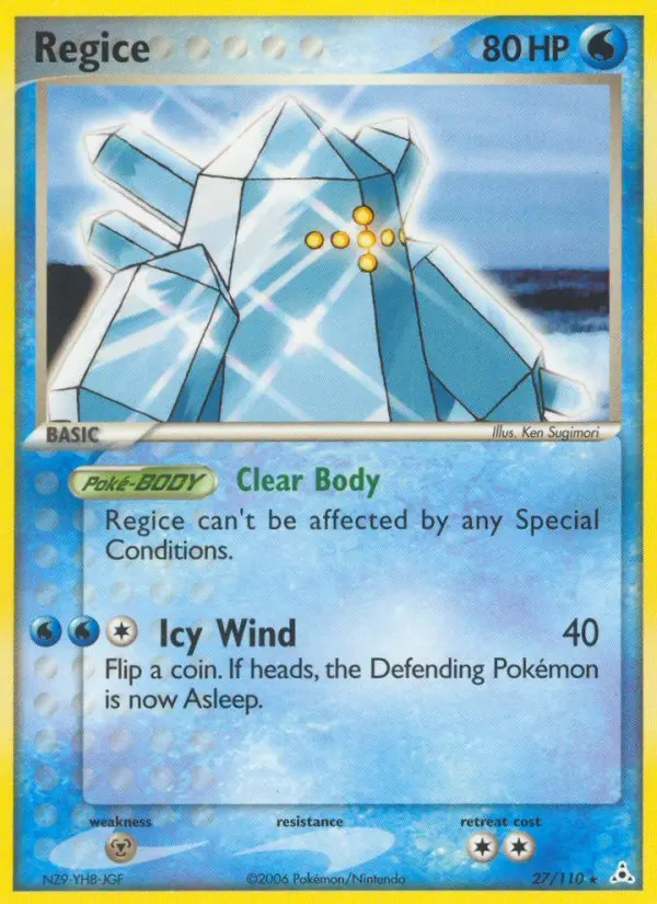Image of the card Regice