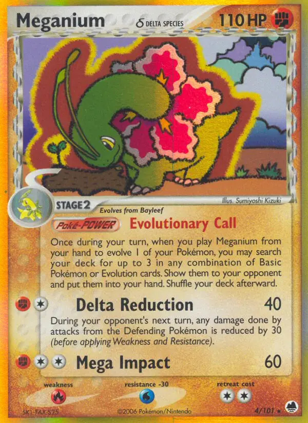 Image of the card Meganium δ