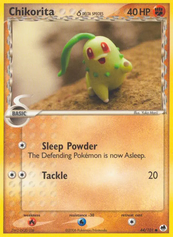 Image of the card Chikorita δ