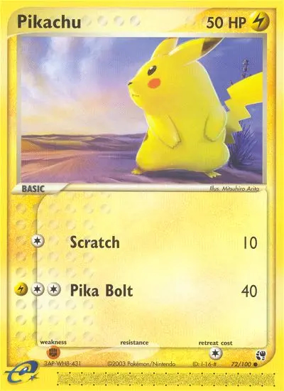 Image of the card Pikachu