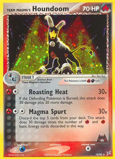 Image of the card Team Magma's Houndoom