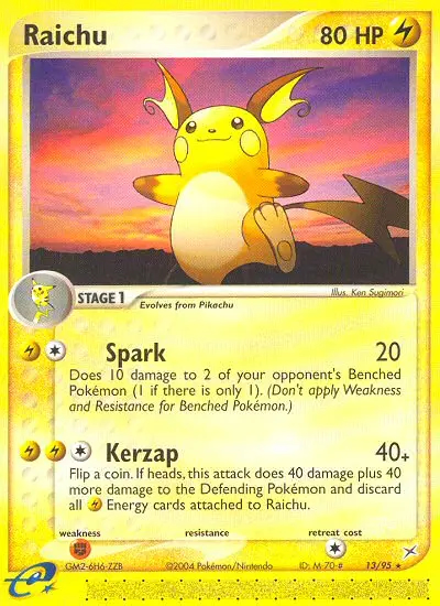 Image of the card Raichu