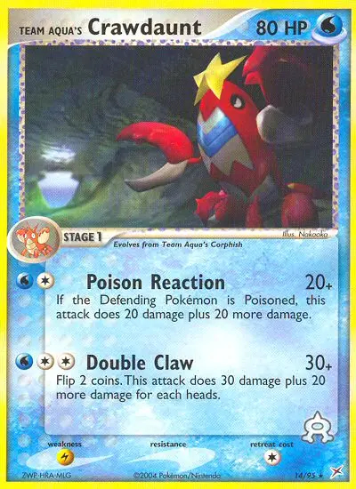 Image of the card Team Aqua's Crawdaunt
