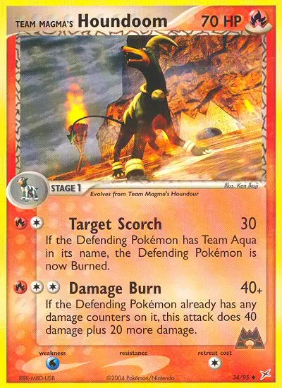 Image of the card Team Magma's Houndoom