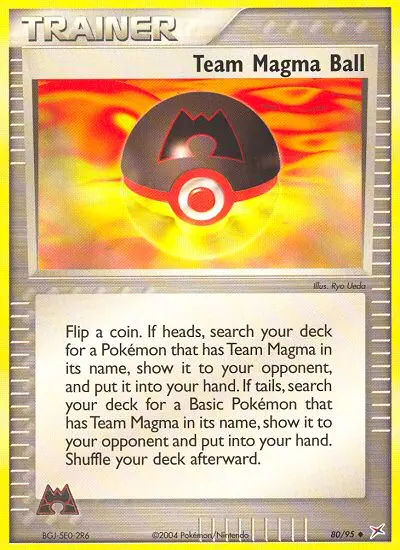 Image of the card Team Magma Ball