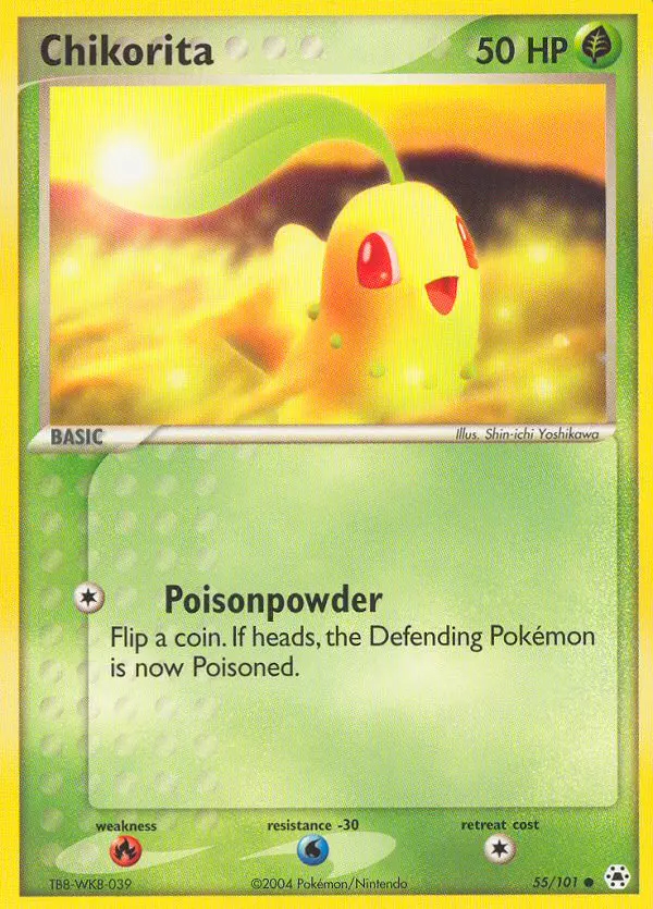 Image of the card Chikorita