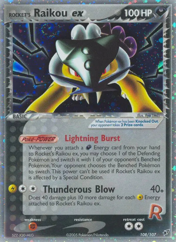 Image of the card Rocket's Raikou ex