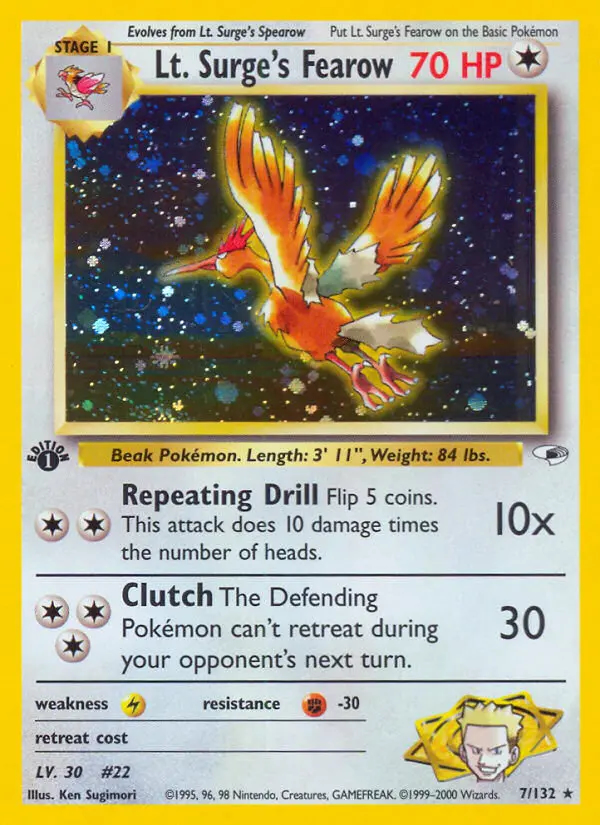 Image of the card Lt. Surge's Fearow