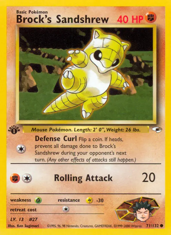 Image of the card Brock's Sandshrew