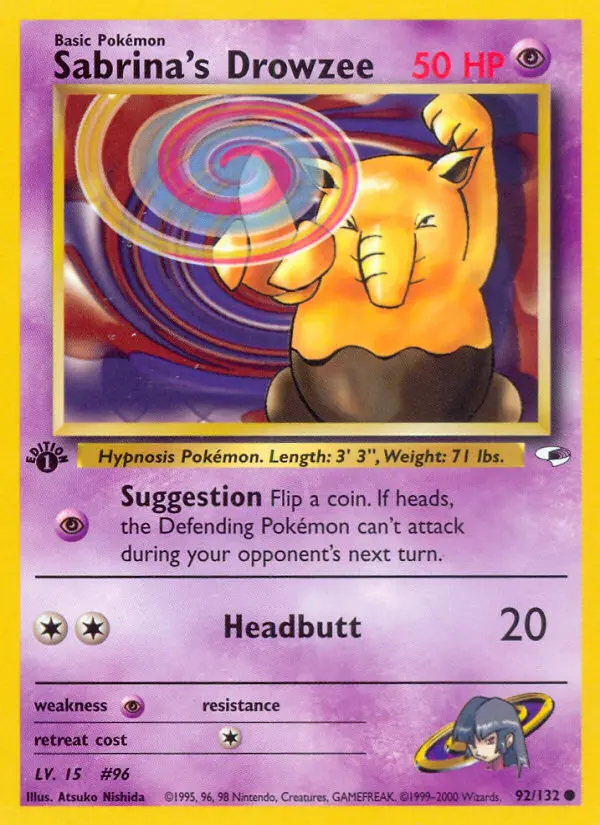 Image of the card Sabrina's Drowzee
