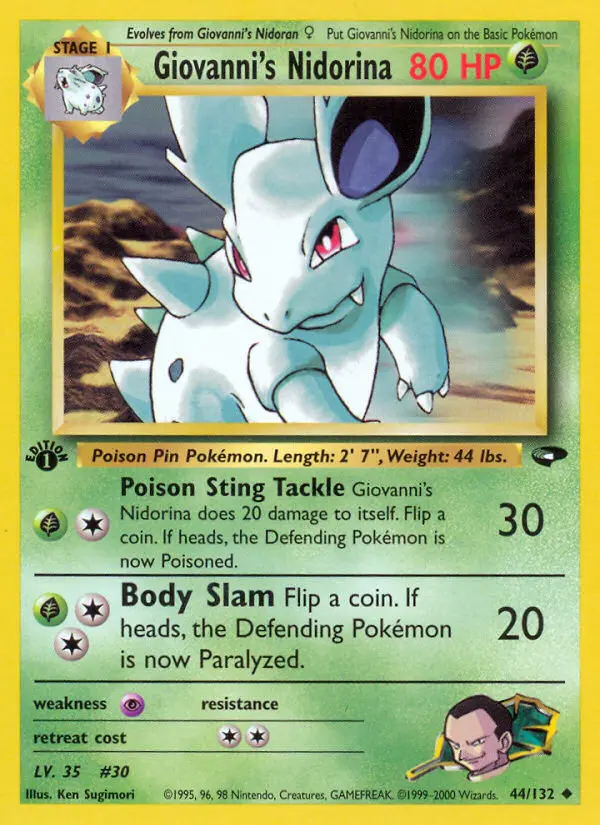 Image of the card Giovanni's Nidorina