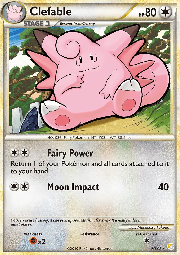 Image of the card Clefable