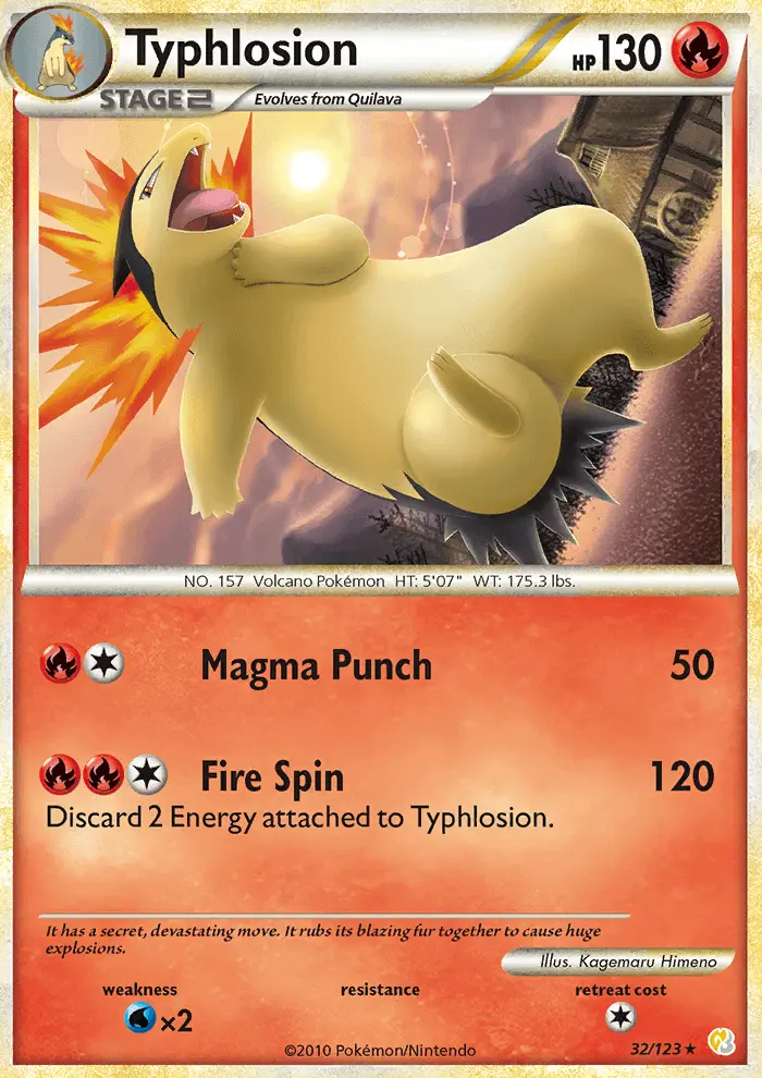 Image of the card Typhlosion