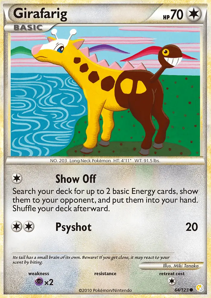 Image of the card Girafarig