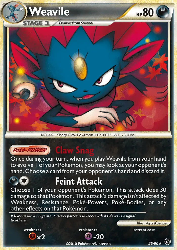Image of the card Weavile