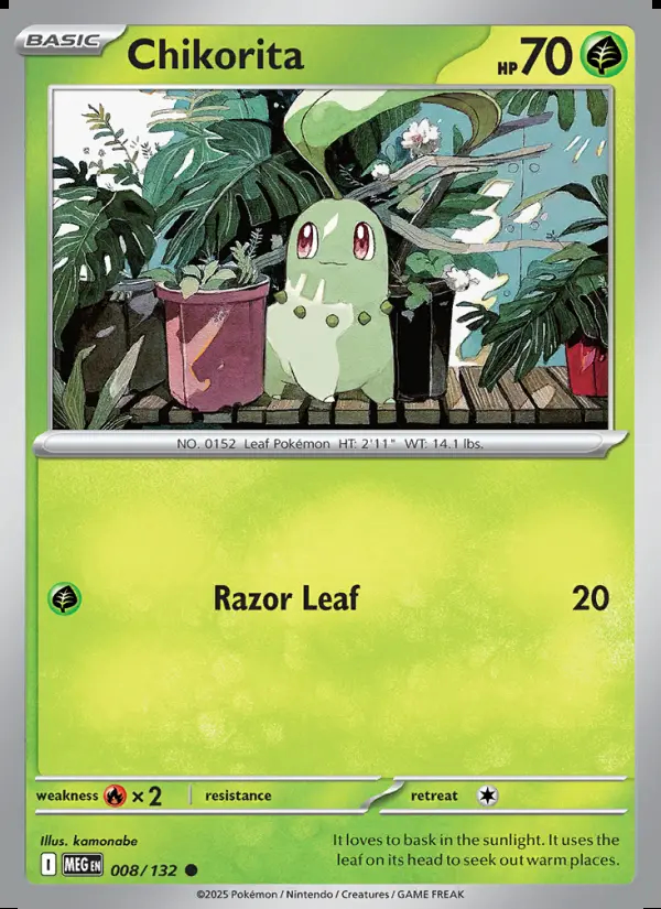 Image of the card Chikorita