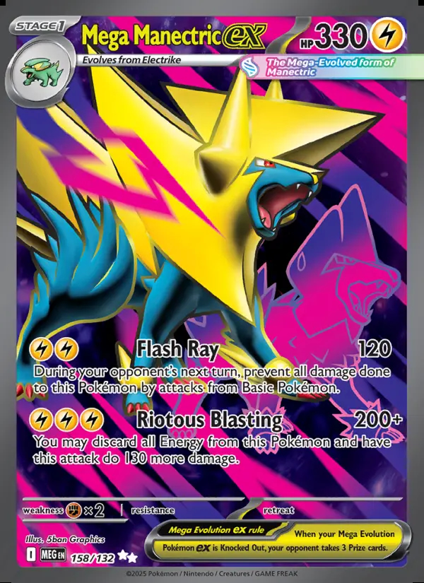 Image of the card Mega Manectric ex