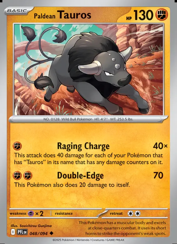 Image of the card Paldean Tauros