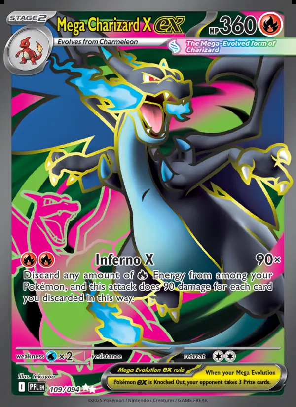 Image of the card Mega Charizard X ex