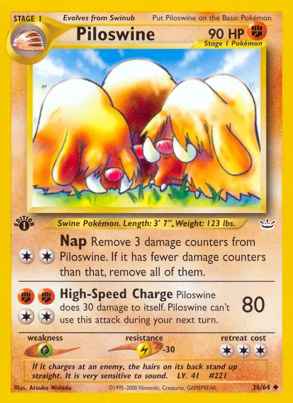 Image of the card Piloswine
