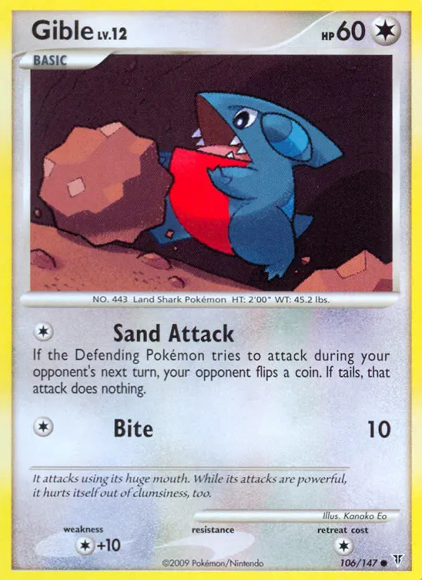 Image of the card Gible