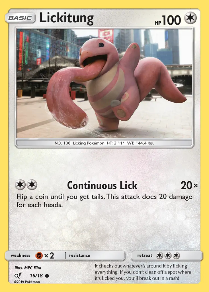 Image of the card Lickitung